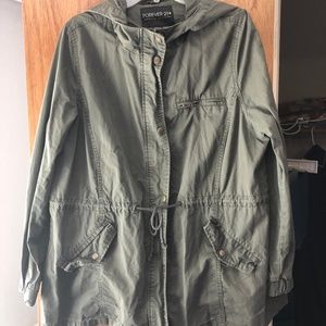 Army Green Utility Jacket, Size 2X